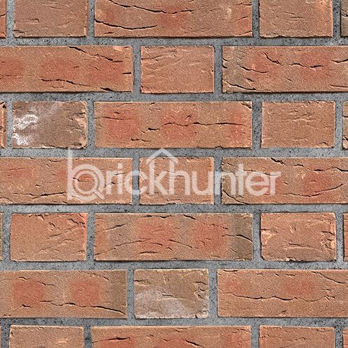Close up of a wall of Corbridge Multi bricks