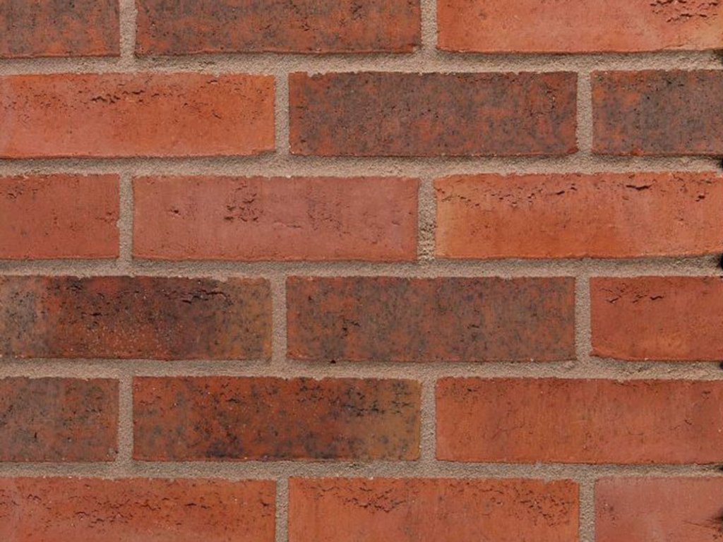 Close up of a wall of Oast Russet Sovereign Stock bricks