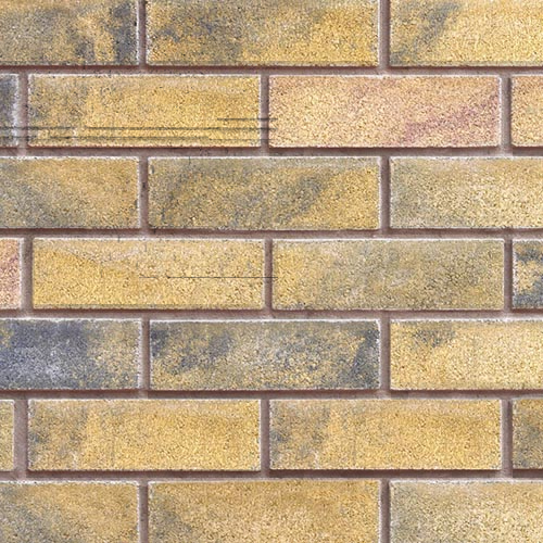 Close up of a wall of Ashbrooke Smooth bricks