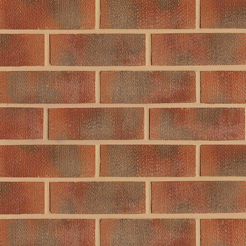 Close up of a wall of Pinhole Priory 73mm bricks