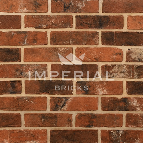 Close up of a wall of Olde Reclamation Shire bricks