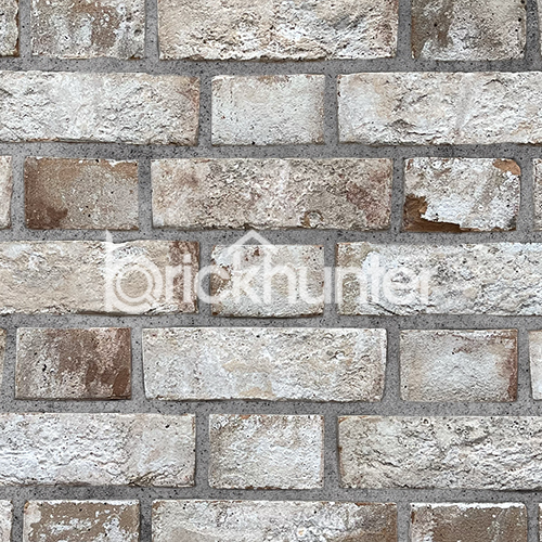 Close up of a wall of Marziale bricks