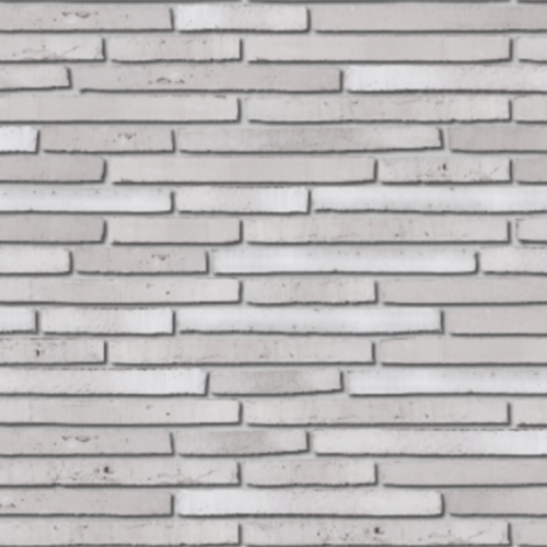 Close up of a wall of J Adams bricks