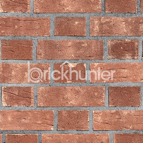 Close up of a wall of Tame Valley Red Mixture bricks