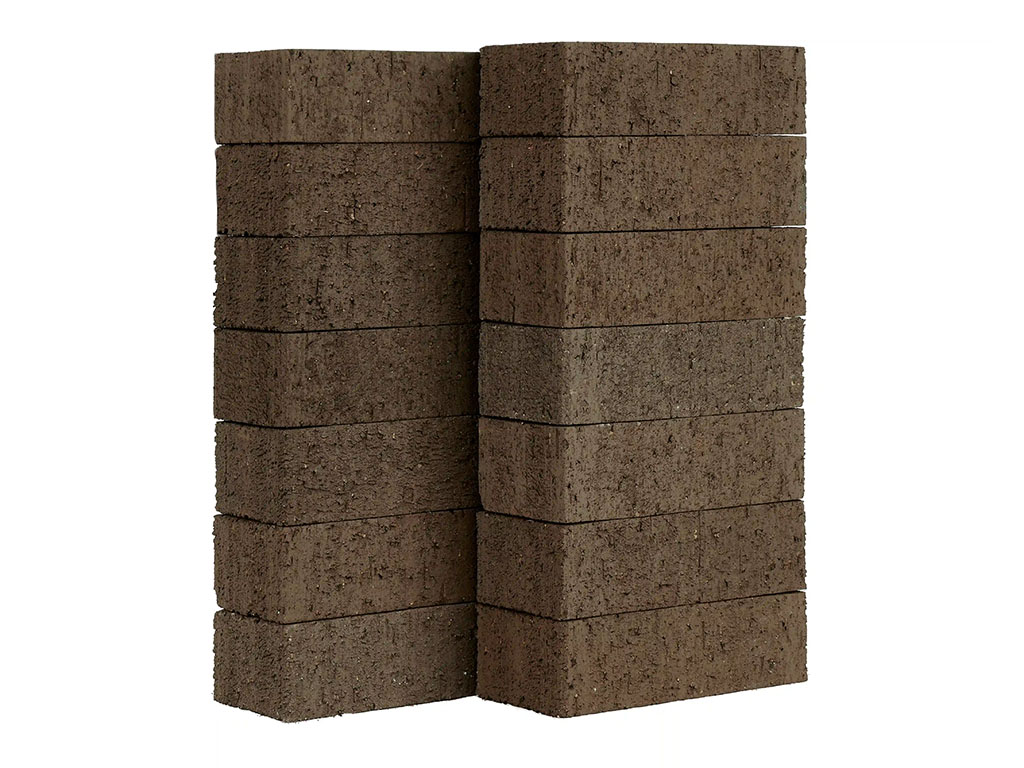 A stack of Bracken Brown bricks