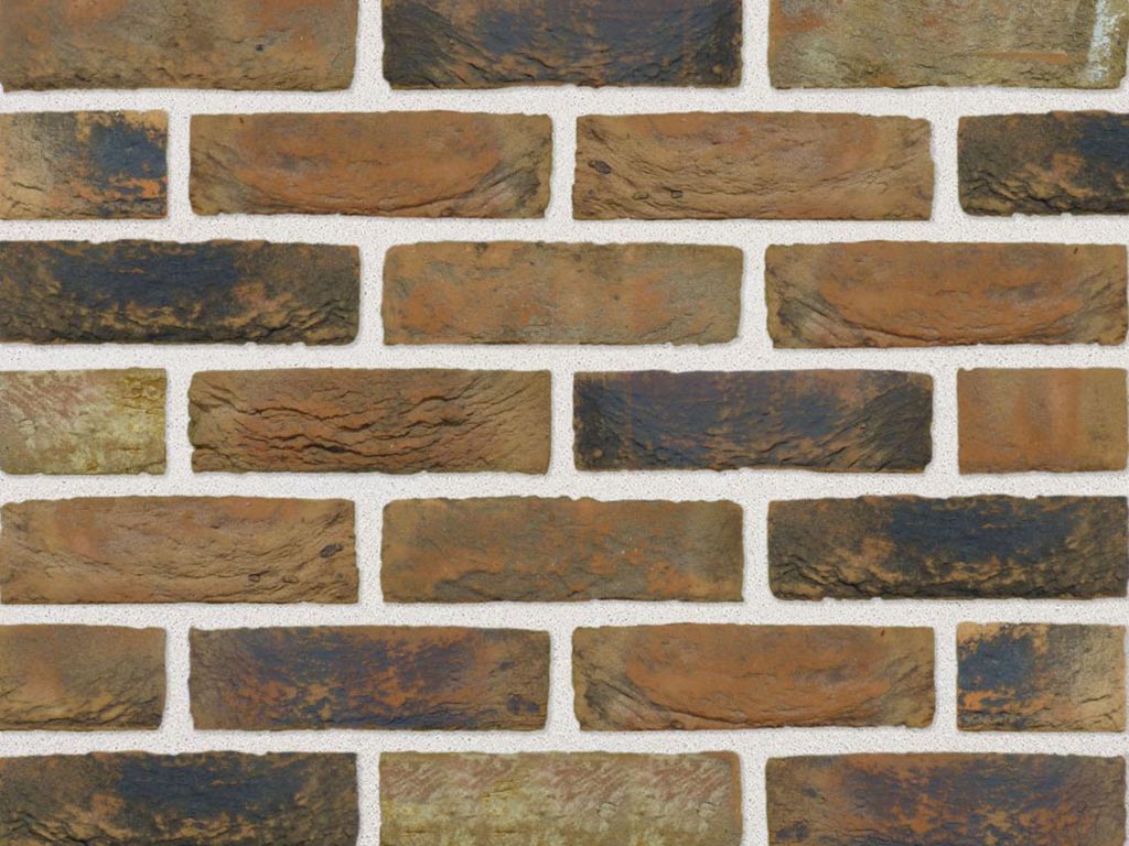 Close up of a wall of Safier bricks