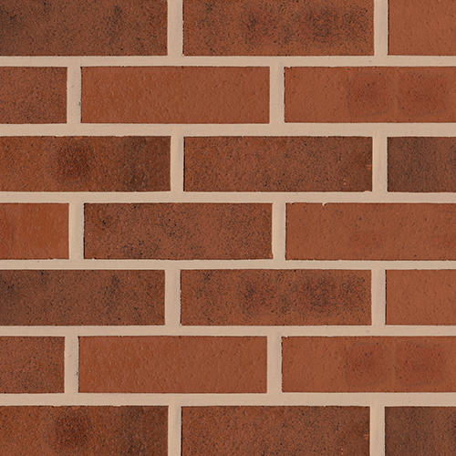 Close up of a wall of Clayburn Civic bricks