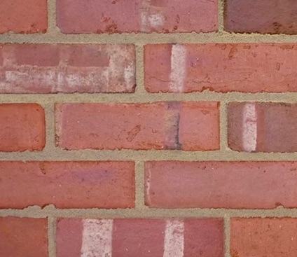 Close up panel image of the pre war common brick