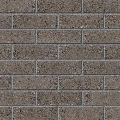 Close up of a wall of Titanium Grey bricks
