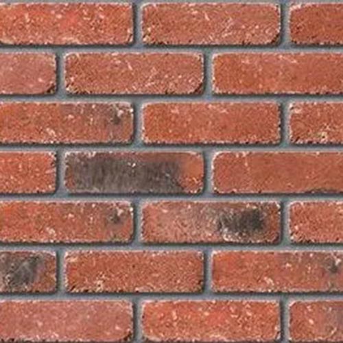 Close up of a wall of Edmonton Vintage Stock bricks