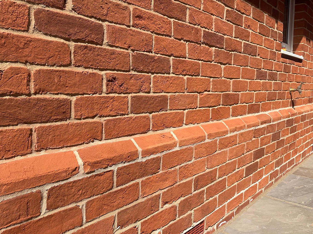 Detailed Orange Village Handmade brickwork