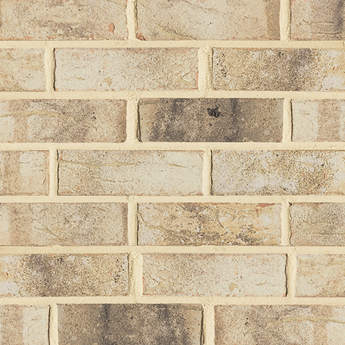 Close up of a wall of Alaska Sintered Rustic bricks