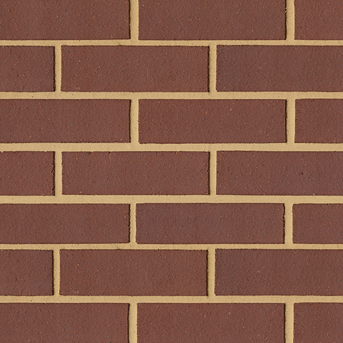 Close up of a wall of Ipswich Smooth bricks