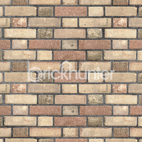 A wall of Leicester Multi Yellow bricks