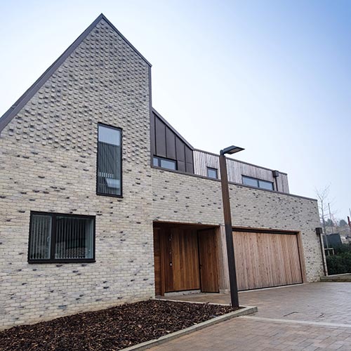 A residential property built using Mayfair Vintage Stock bricks
