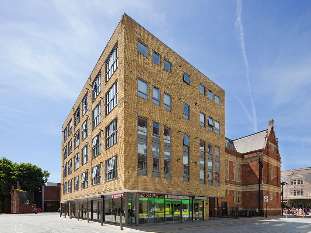 A Yellow Stock brick commercial property