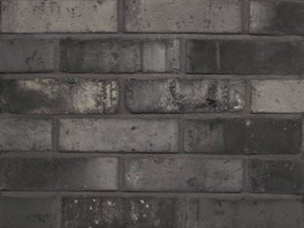 Close up of a wall of Hectic Black bricks