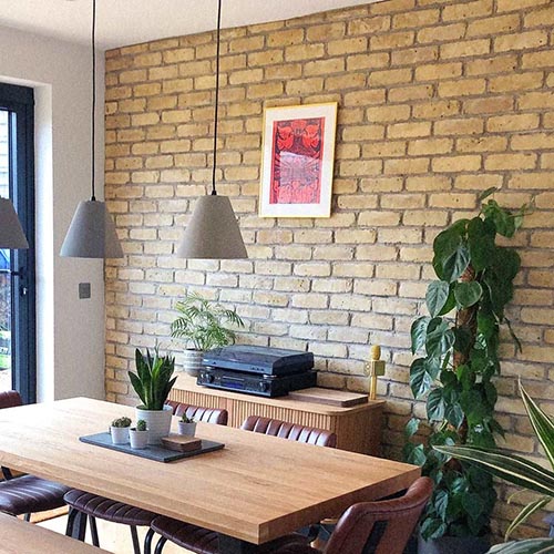 A  Retro Mayfair Stock brick slip office wall