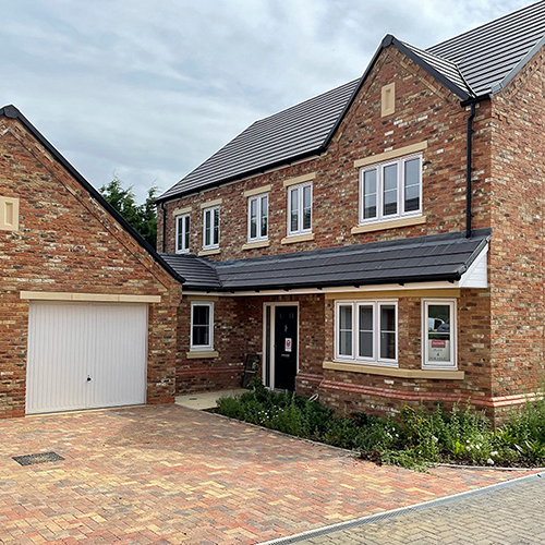 A house built fro Birkdale Blend bricks