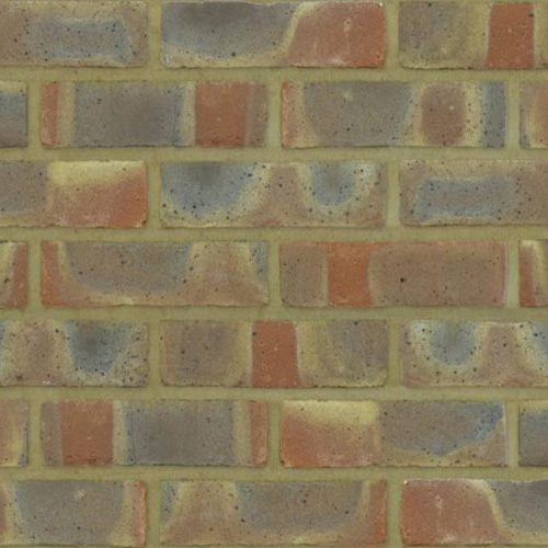 Close up of a wall of Sussex Dark Multi bricks