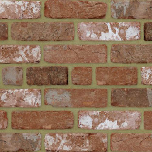 Close up of a wall of Kempton Rustica bricks