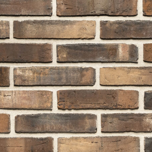 Close up of a wall of Caldera Waterstruck bricks