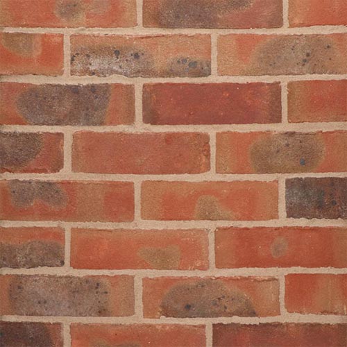 Close up of a wall of Capelwick Multi bricks