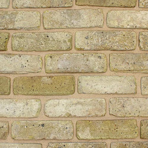 Close up of a wall of  Retro Mayfair Stock brick slips