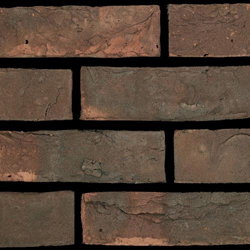 Close up of a wall of Hunisgore bricks