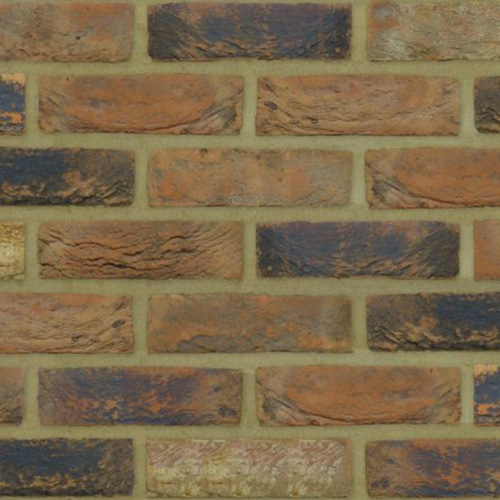 Close up of a wall of Safier bricks