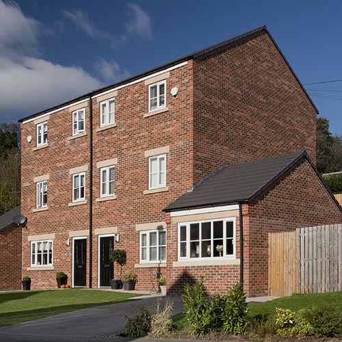 A house built from Oldstock Antique bricks