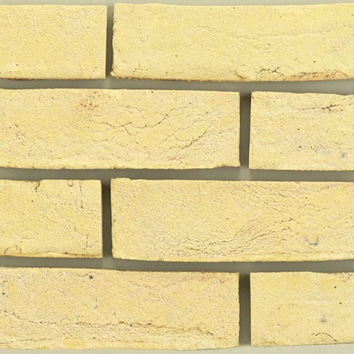 Close up of a wall of Byland Blend bricks