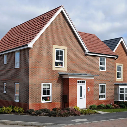 A house built from New Cavendish Stock bricks