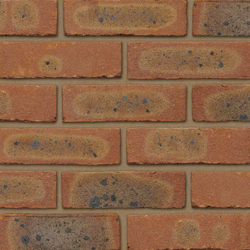 Close up of a wall of New Cavendish Stock bricks