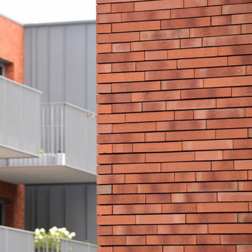 An exterior of a house built using Brigand bricks