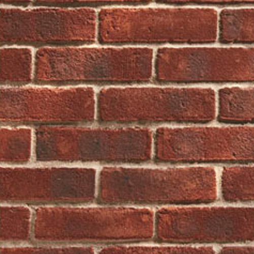 Close up of a wall of Durham Claret Stock bricks