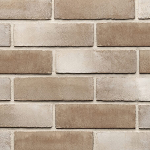 Close up of a wall of Bromo Stock bricks