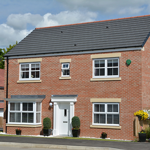 A Chillingham Blend brick house