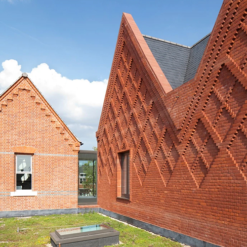Detailed Heritage Red Blend brickwork