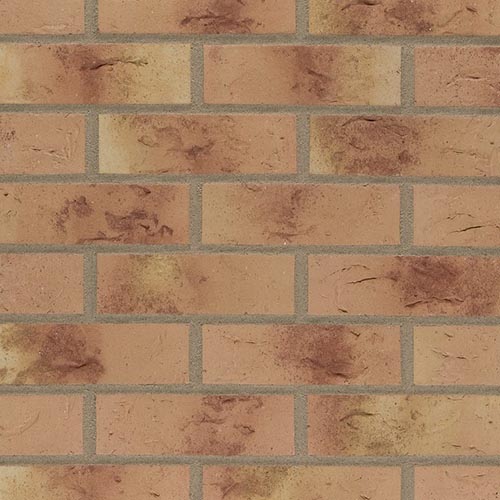 Close up of a wall of Windmill Golden Multi bricks