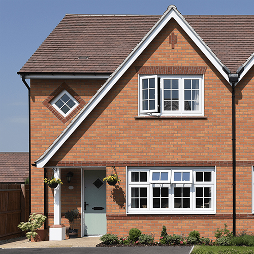 A house built from Mellow Ashridge Stock bricks