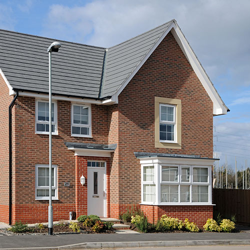 A residential property built using New Cavendish Stock bricks