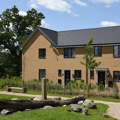 A house built from Brunswick Buff bricks