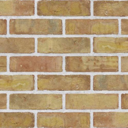 Close up of a wall of Rustic Yellow bricks