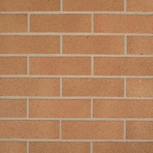 Close up of a wall of Swarland Golden Thatch bricks