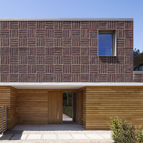 A residential property built using Hunisgore bricks