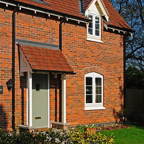 A residential property built using Cumberland Blend bricks