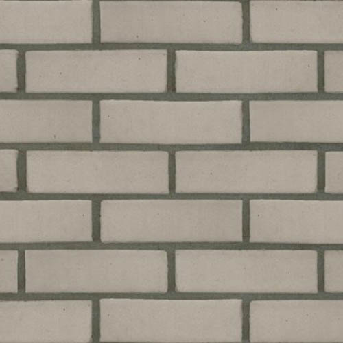 Close up of a wall of Light Grey Smooth bricks