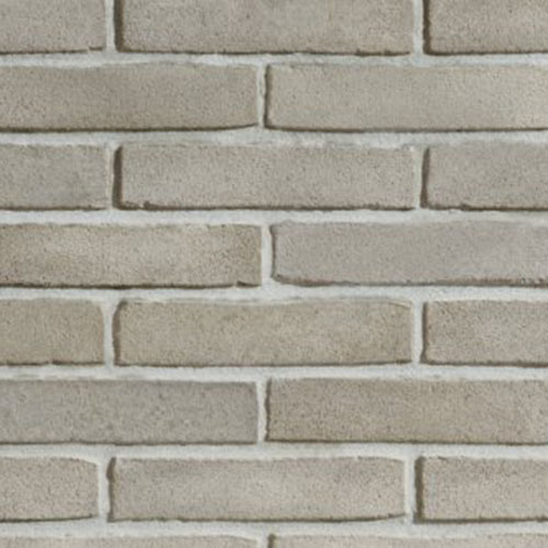 Close up of a wall of Vivo Grigio Chiaro bricks