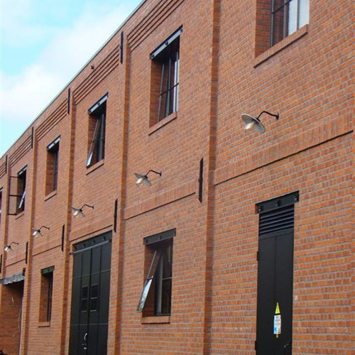 A commercial property built using Brigand bricks